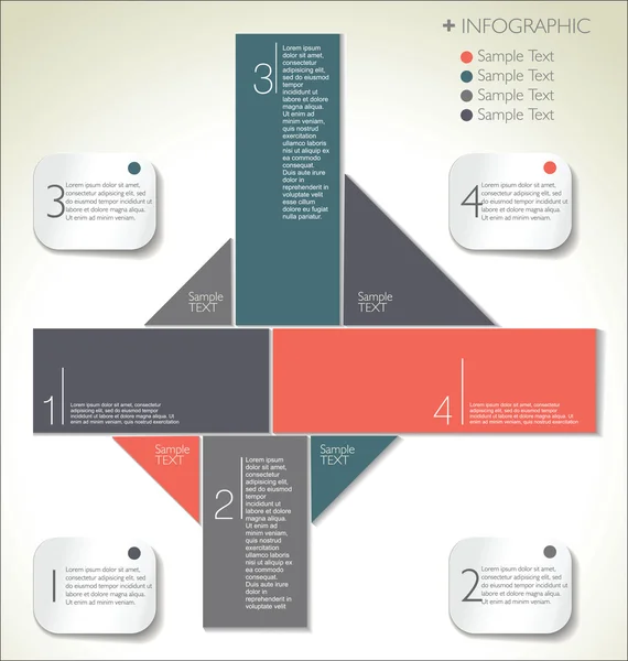 Modèle de design moderne — Image vectorielle