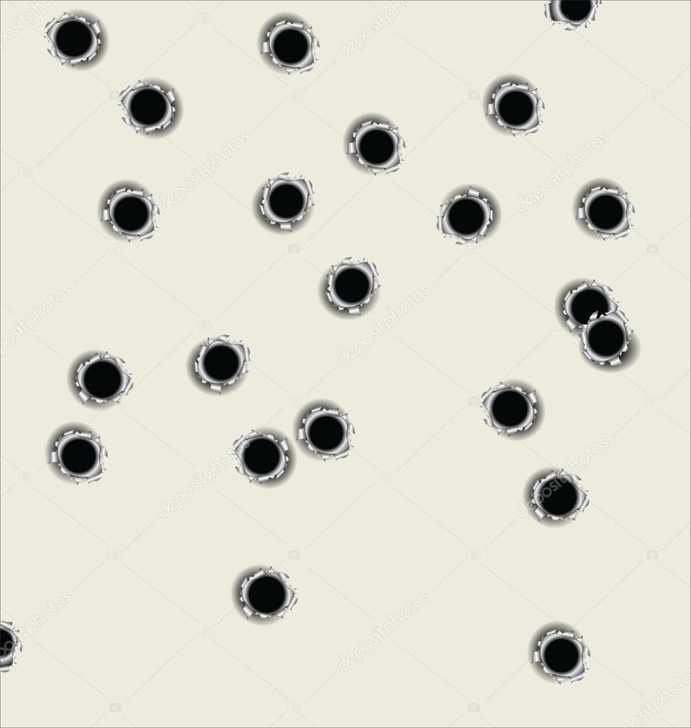 Bullet holes