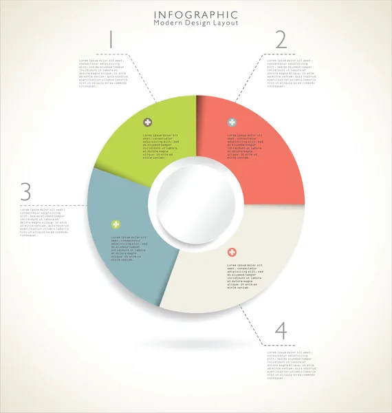 Modelo de design moderno — Vetor de Stock