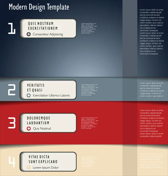 Moderní design šablona — Stockový vektor