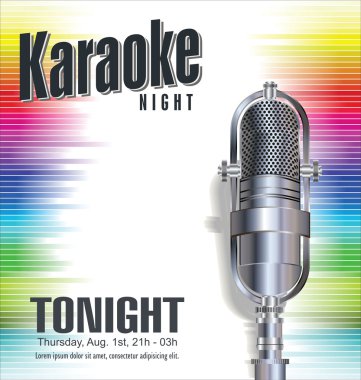 Karaoke partisi arka plan