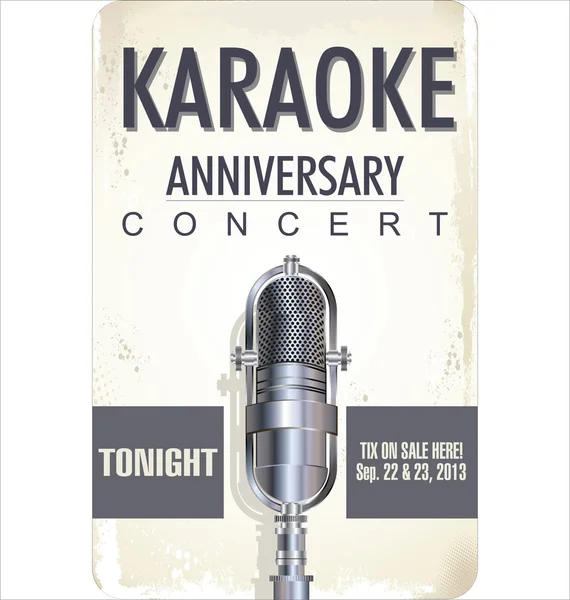Fondo de karaoke — Archivo Imágenes Vectoriales