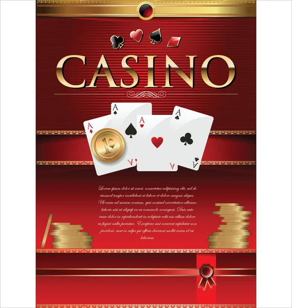 Fondo del Casino — Vector de stock