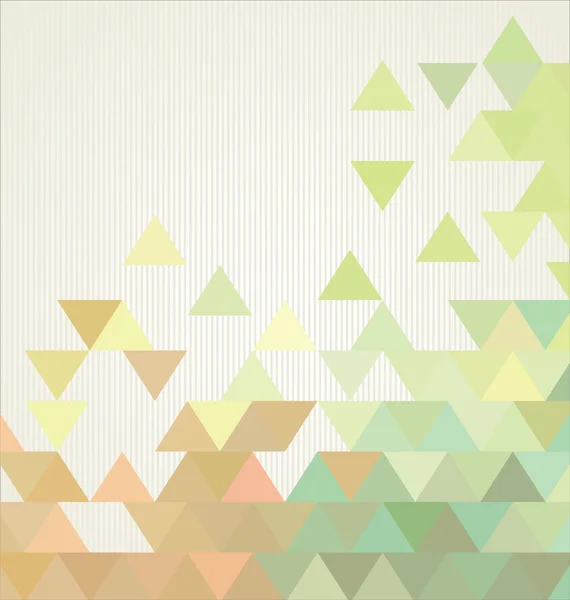 Abstract template background with triangle — Stock Vector