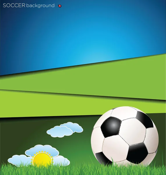 Soccer background — Stock Vector