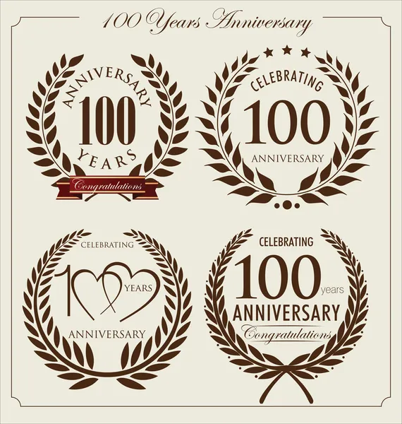 Yıldönümü defne çelengi, 100 yıl