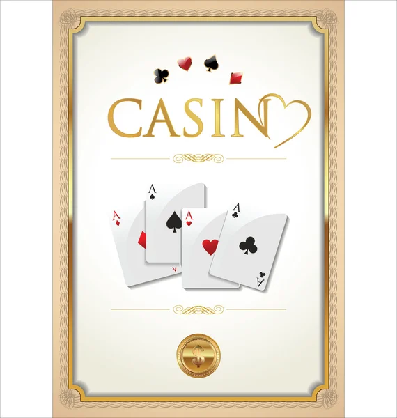 Fondo del Casino — Archivo Imágenes Vectoriales