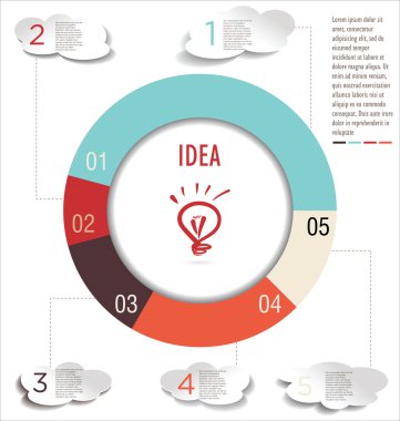 Infographic tasarım şablonu