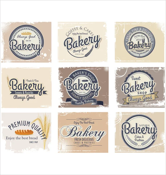 Bakkerij ontwerp — Stockvector