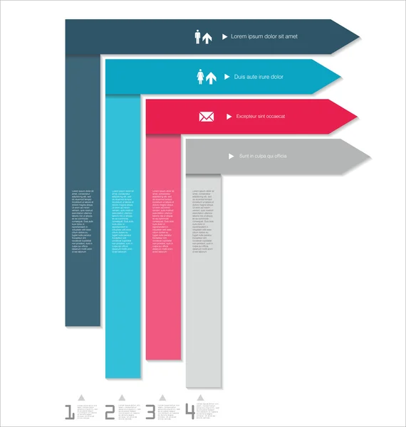 Modèle de design moderne — Image vectorielle