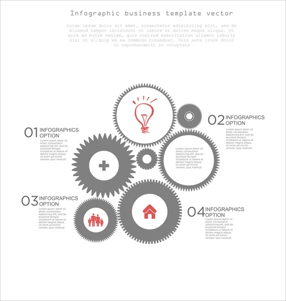 Infographic business mall — Stock vektor