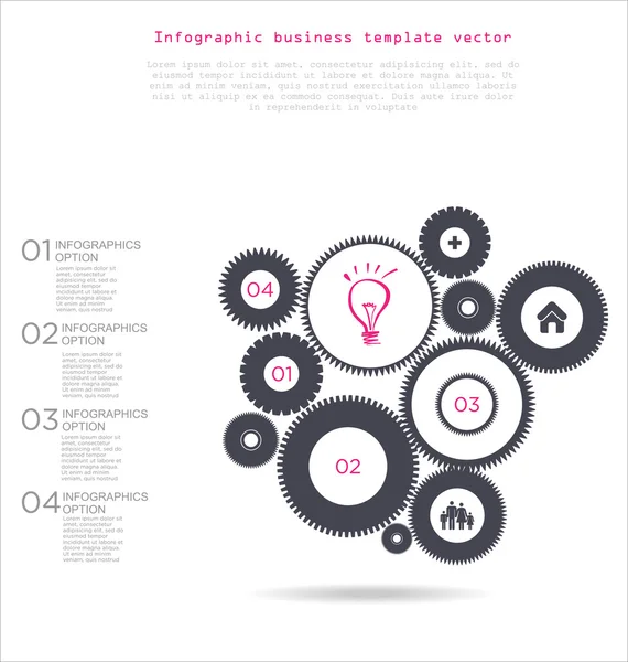 Infographic business mall — Stock vektor