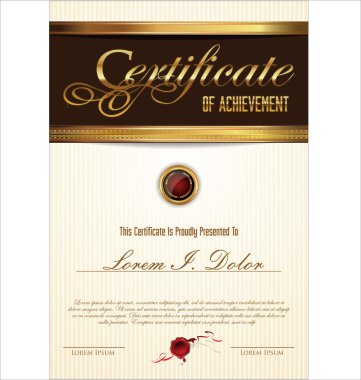 diploma veya sertifika şablonu