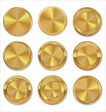 Altın etiketleri koleksiyonu