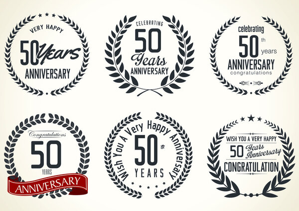 Юбилейные лейблы лаврового венка
