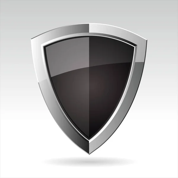Значок Захисного Щита Концепції Безпеки Мітки Безпеки Значка — стоковий вектор