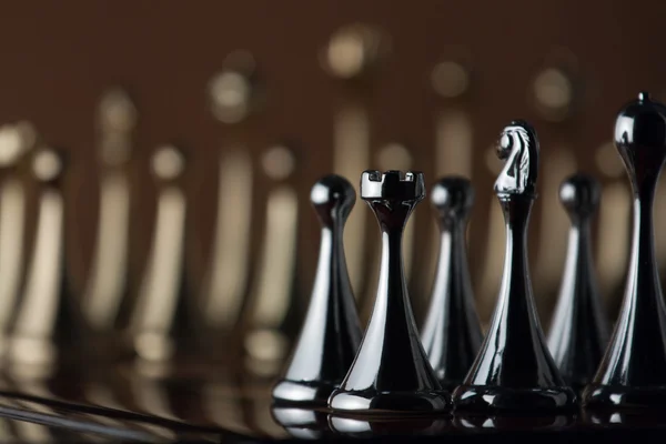 Château noir figure d'échecs Photos De Stock Libres De Droits