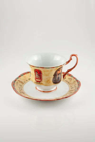 Vackra egyptiska porslin cup — Stockfoto
