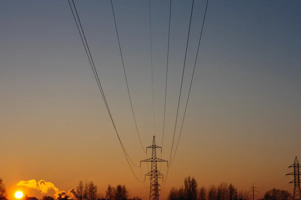 Electric sunset — Stock Photo, Image