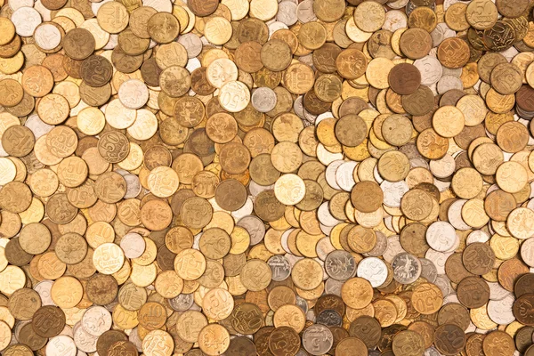 Münzen Hintergrund zwei — Stockfoto