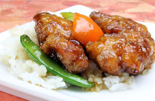 Cena de pollo del general Tso —  Fotos de Stock