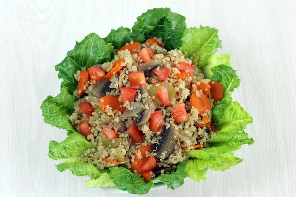 Quinoa Salad Overhead View — Stock Photo, Image