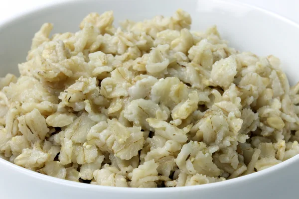 yulaf ezmesi beyaz kase closeup içinde