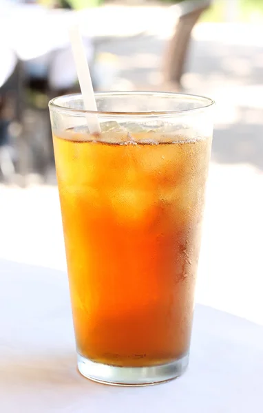 saman ile buzlu çay