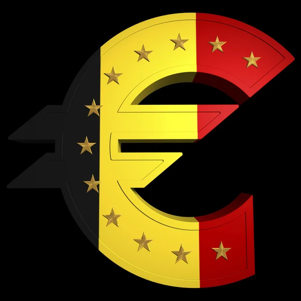 Euro tłuszczu, Belgia — Zdjęcie stockowe