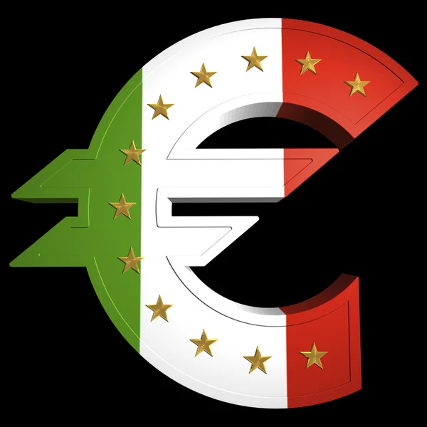 Fett euro, Italien — Stockfoto