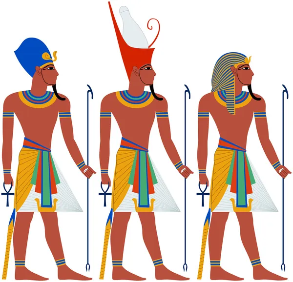 Alte ägyptische Pharaonenpackung zum Pessach — Stockvektor