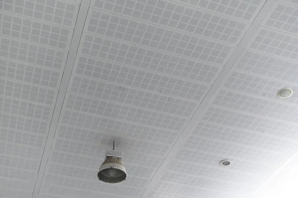 Fluorescent Lamps Modern Ceiling Luminous Ceiling Square Tiles Interior Idea — Photo