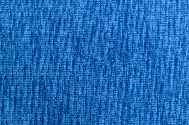 Close-up of blue texture fabric cloth textile background, seamless texture.