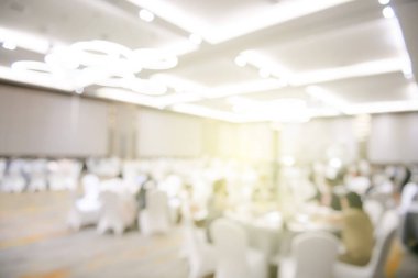 Sergi Salonu olay arka plan bulanıklık.