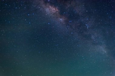 Samanyolu Galaksisi ve Gece Gökyüzündeki Yıldızlar.