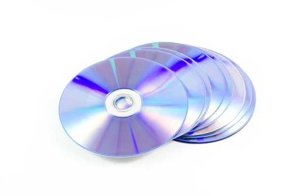 ホワイトを基調としたPc用Cd Dvd Rom — ストック写真