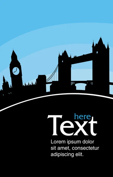 Londra. romantik tebrik kartı