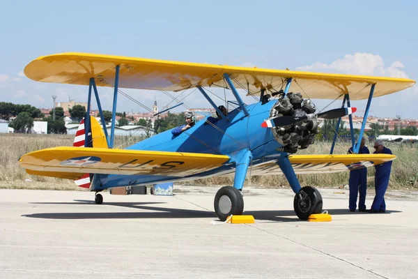 AEREO DI BIPLANE — Foto Stock