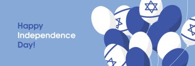 Dünya haritası ve bayraklı mutlu Paskalya bayrağı. vektör illüstrasyonu