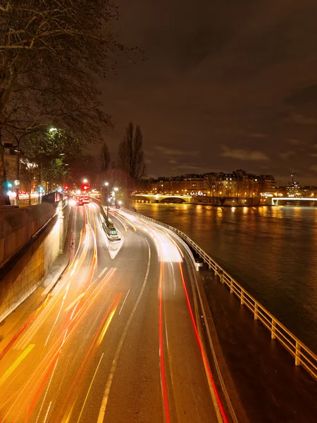 Paris nattliv — Stockfoto