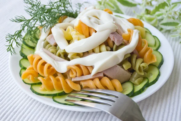 Pasta salad — Stock Photo, Image