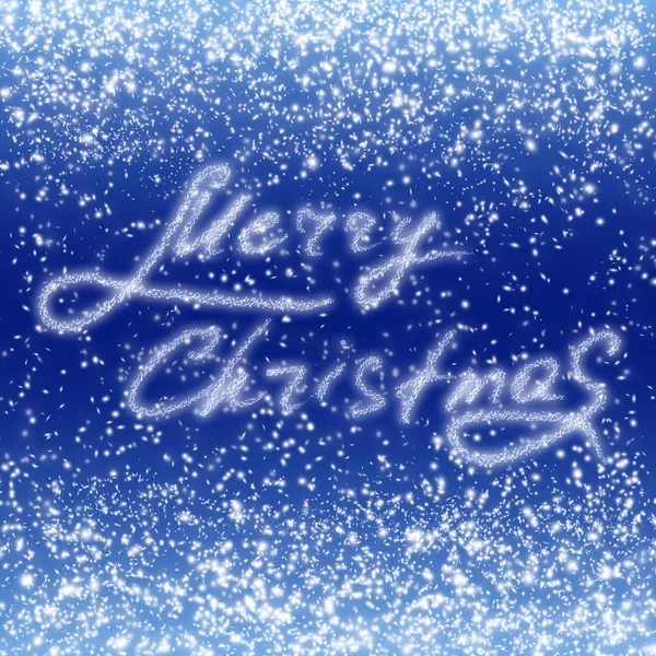 Fabulous Christmas snow background — Stock Photo, Image