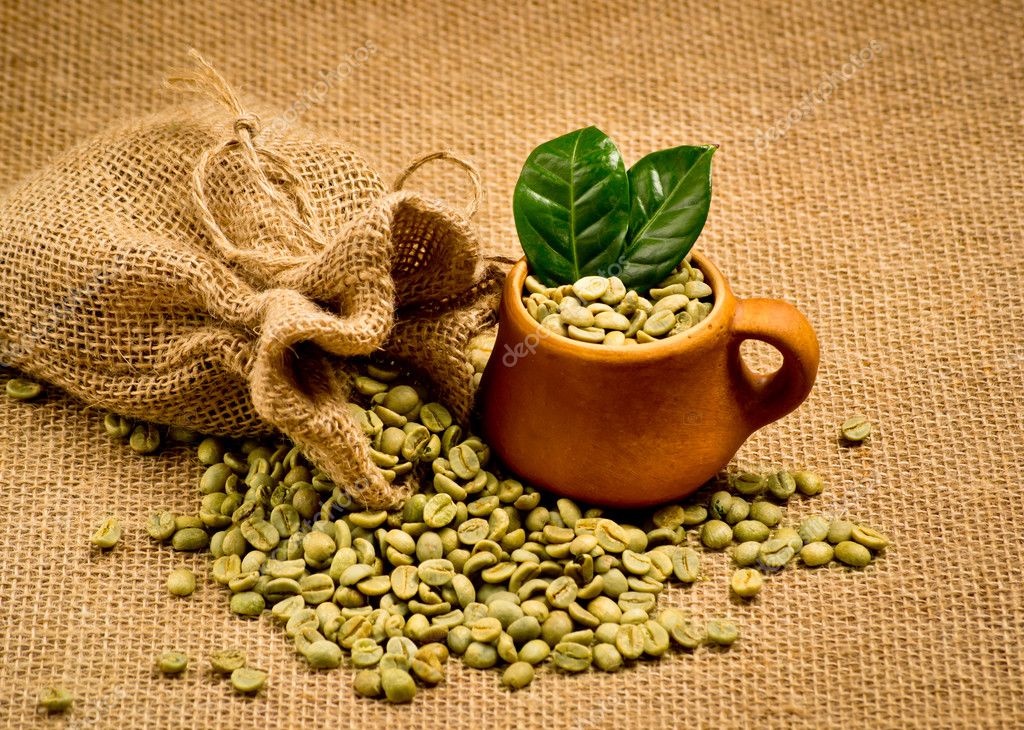 Green coffee beans Stock Photo by ©Julia_Arda 47485571
