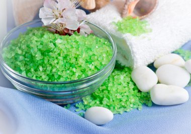 deniz tuzu ve kabuk Spa salon tasarım.