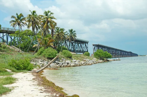 Bahia honda flagler spoorweg — Stockfoto