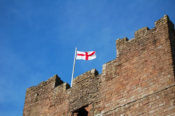 Flaga zamek — Zdjęcie stockowe