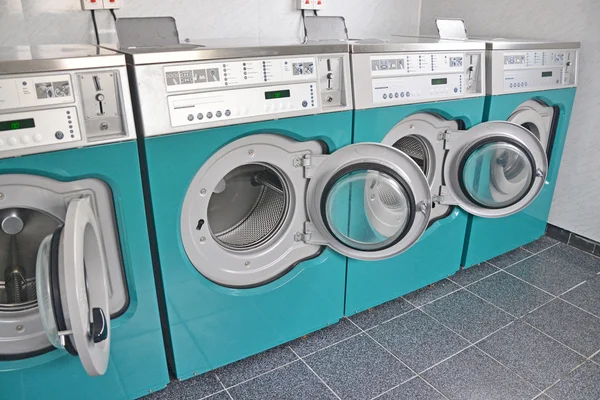 Máquinas de lavandería Fotos de stock