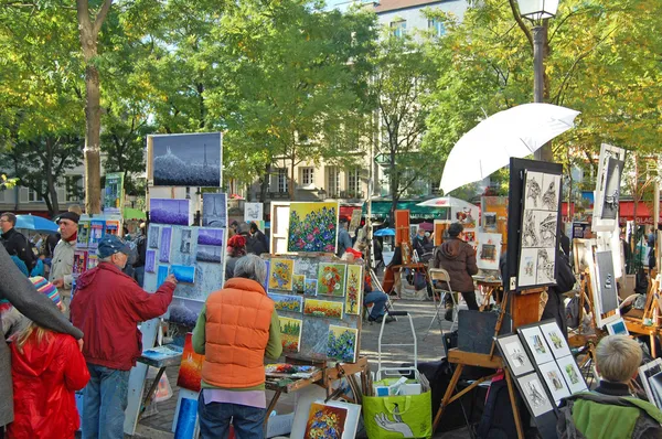 Place du Tertre sanatçılar
