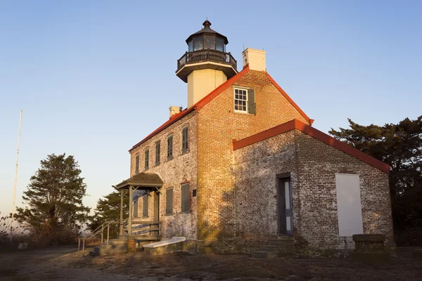 Faro di East Point, New Jersey . — Foto Stock