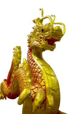 Ayrı tutma zemin üzerine altın Çin ejderha